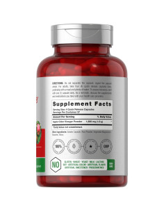 Cápsulas de Vinagre de Sidra de Manzana Horbach 1800mg 150 Unidades 2