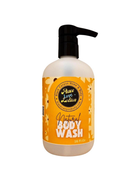 Gel de Ducha Natural Paz Amor + Loción 454 g Flor de Plumeria