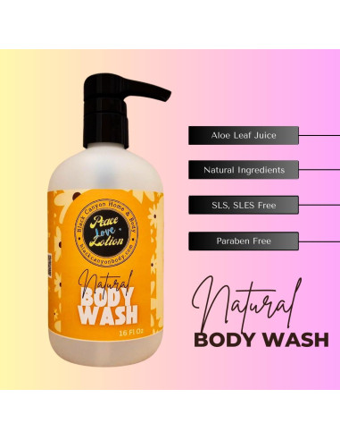 Gel de Ducha Natural Paz Amor + Loción 454 g Flor de Plumeria