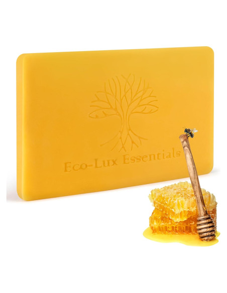 Bloque de Cera de Abeja Amarilla 408g Eco Lux - 100% Pura y Natural
