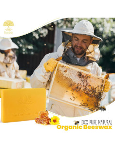 Bloque de Cera de Abeja Amarilla 408g Eco Lux - 100% Pura y Natural 2
