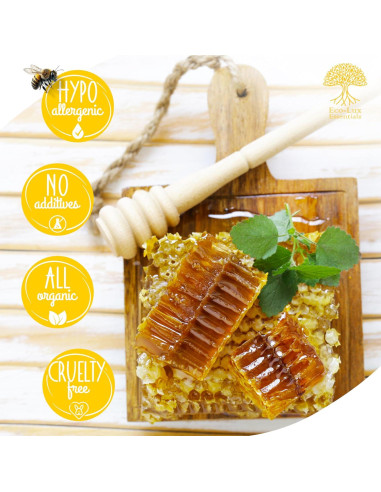 Bloque de Cera de Abeja Amarilla 408g Eco Lux - 100% Pura y Natural