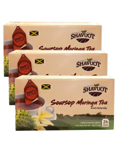 Té de Soursop y Moringa Shavuot - Paquete de 24 Bolsitas