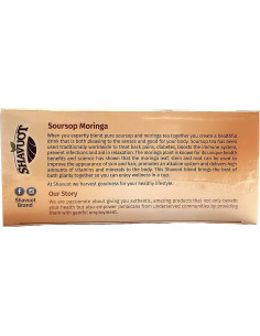 Té de Soursop y Moringa Shavuot - Paquete de 24 Bolsitas 2