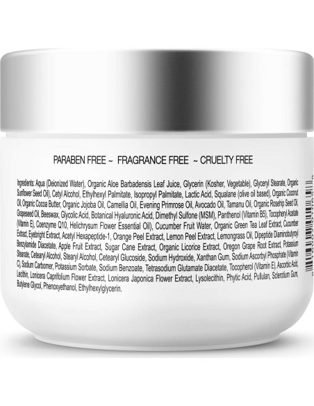 Crema Hidratante Nocturna Deluvia con AHA y Aloe Vera 68g