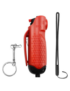 Spray de pimienta de autodefensa 3-en-1 RPG con cortador