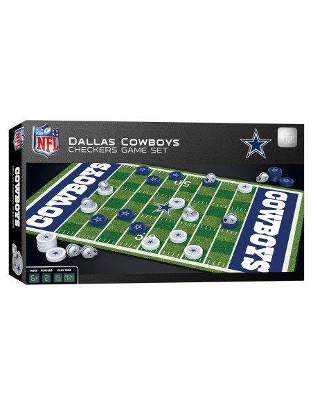 Ajedrez NFL MasterPieces Dallas Cowboys 33x54.6 cm para 2 Jugadores