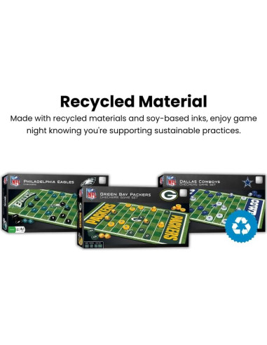 Ajedrez NFL MasterPieces Dallas Cowboys 33x54.6 cm para 2 Jugadores