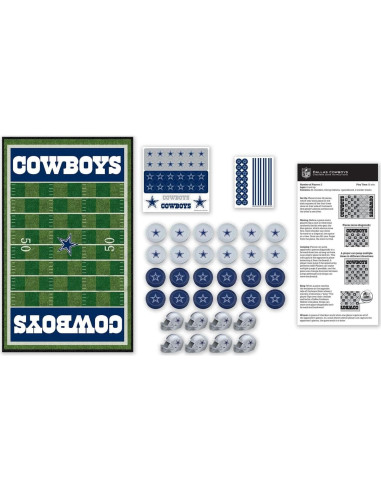 Ajedrez NFL MasterPieces Dallas Cowboys 33x54.6 cm para 2 Jugadores