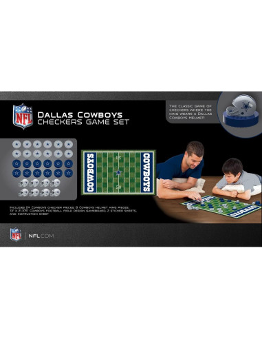 Ajedrez NFL MasterPieces Dallas Cowboys 33x54.6 cm para 2 Jugadores