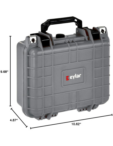 Funda Dura Impermeable Eylar Pequeña 10.62" con Espuma