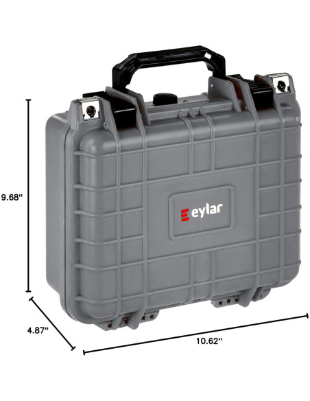 Funda Dura Impermeable Eylar Pequeña 10.62" con Espuma