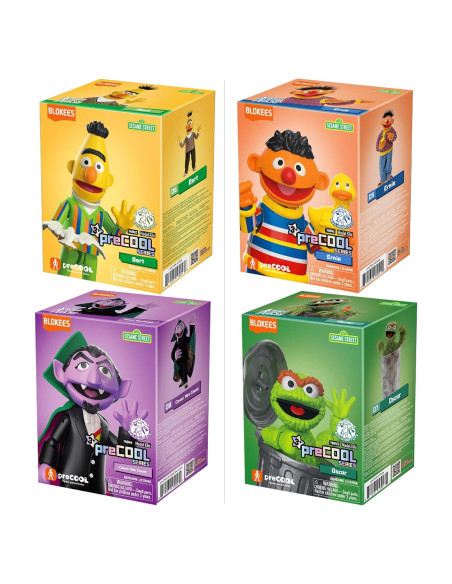 Figuras de Construcción Blokees Sesame Street - 4 Personajes
