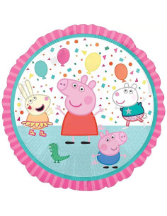 Suministros de Fiesta Peppa Pig WGIS - 13 Globos y Cinta 2