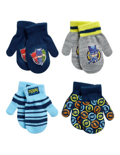 Guantes de Invierno PJ Masks para Niños - Paquete 4 Piezas