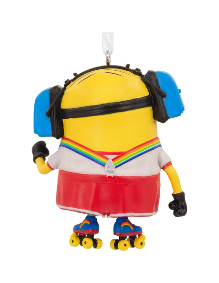 Adorno Navideño Hallmark Minions Stuart Patinando 6.07cm