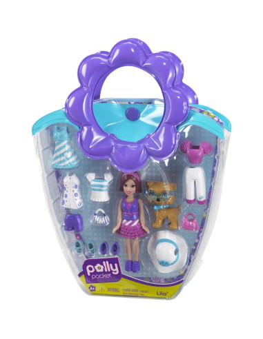 Bolsa de Vinilo Polly Pocket Pretty Packets con Muñeca