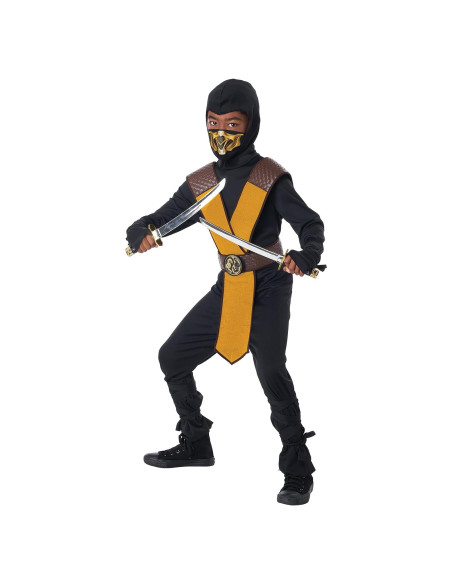 Disfraz Dragón Ninja Amarillo California Costumes Niño Grande