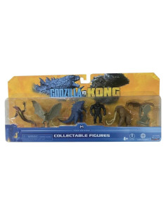 Paquete de 6 Minifiguras Godzilla 2" Playmates GvK