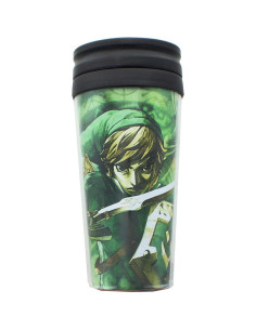 Taza de Viaje JUST FUNKY La Leyenda de Zelda 473ml Link y Zelda 2