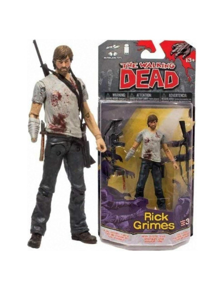 Figura de acción Rick Grimes McFarlane Toys La Muerta Andante