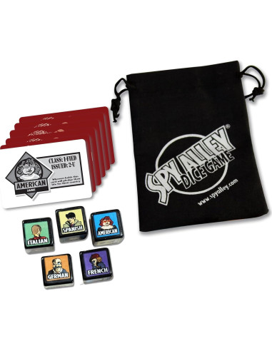 Juego de Dados Spy Alley - Adivinanza de Identidad Oculta