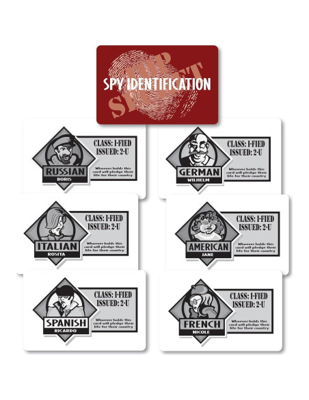 Juego de Dados Spy Alley - Adivinanza de Identidad Oculta