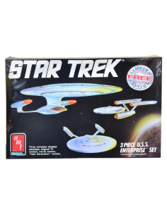 Modelo U.S.S. Enterprise AMT 3 Piezas Star Trek 1:2500