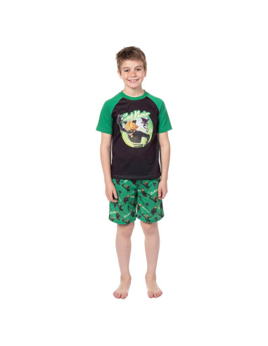 Conjunto de Pijama Corto Niños Intimo Cat Noir 100% Poliéster