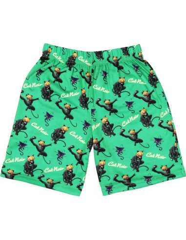 Conjunto de Pijama Corto Niños Intimo Cat Noir 100% Poliéster