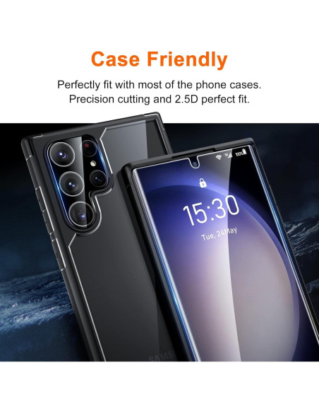 Protector de Pantalla y Lente UniqueMe para Galaxy S23 Ultra 6.8"