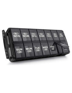Organizador Semanal de Pastillas Sukuos 7 Días AM/PM Grande