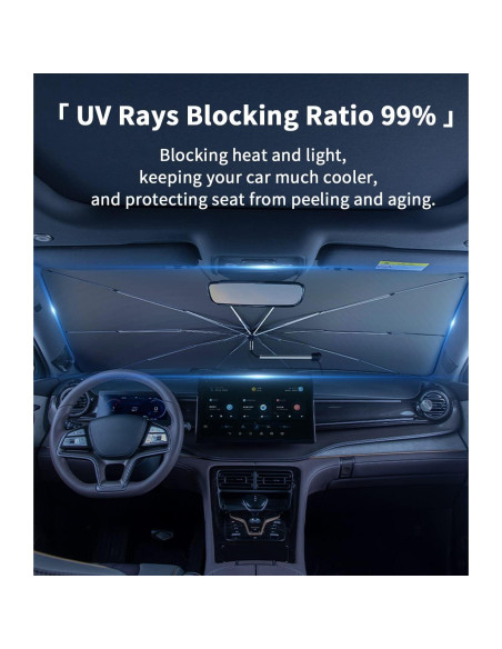 Sombrilla para Parabrisas Lincoln MKC Sawuaa 34.3x7.6cm