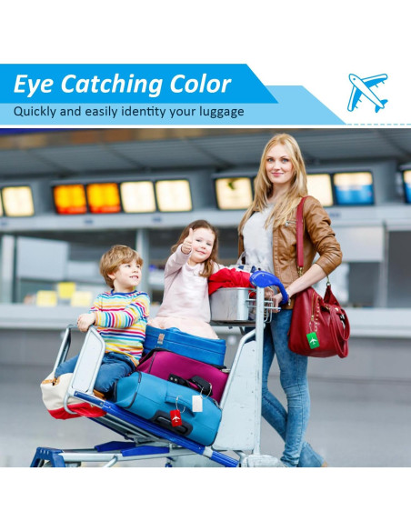 Etiquetas de Equipaje Metálicas Joy & Inspiration - Paquete de 6