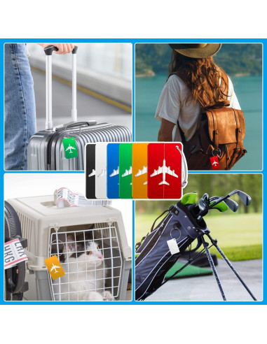 Etiquetas de Equipaje Metálicas Joy & Inspiration - Paquete de 6