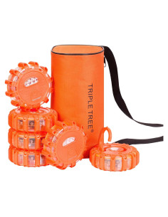 Luces de Emergencia LED INCLAKE - Paquete de 6, 9 Modos, Impermeables