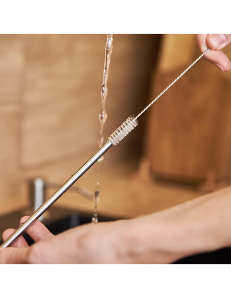 Cucharas de Acero Inoxidable uxcell 4Pcs 19.56cm Reutilizables