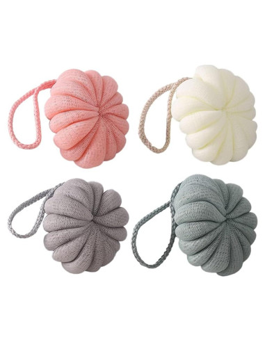 Esponjas de Ducha HEALLILY 4 Pcs Malla Suave Exfoliantes