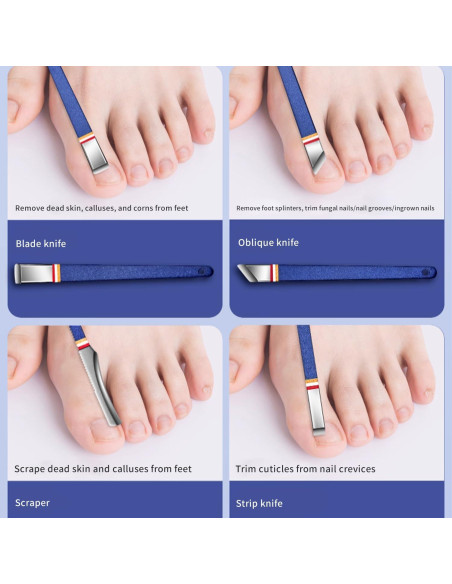 Kit de Manicura y Pedicura Kuzey Home 19 Piezas Acero Inoxidable