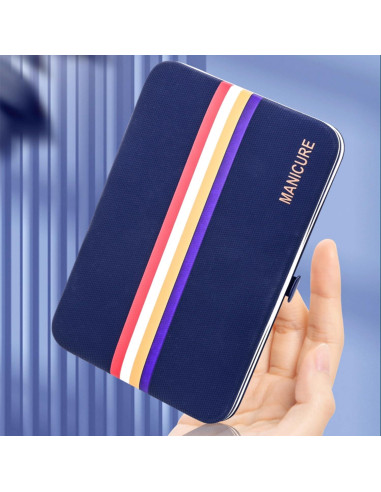 Kit de Manicura y Pedicura Kuzey Home 19 Piezas Acero Inoxidable