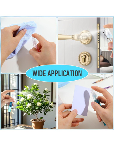 20 Mini Botellas de Spray Rellenables YBEATY 10 ml Vidrio