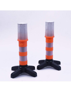 Baliza de Emergencia LED Aolyty 1250-S-R con Base Magnética 2