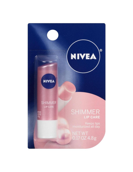 Bálsamo Labial Hidratante NIVEA Brillo 4.8g Manteca de Karité