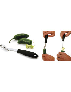Despepitor de Jalapeño Norpro 20cm Acero Inoxidable 2