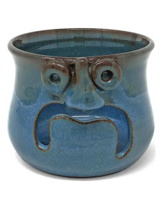 Separador de Huevos Cerámico Hecho a Mano MudWorks Azul