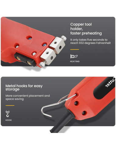 Cortador de Tela Eléctrico Anbull 100W con Cuchilla Ajustable