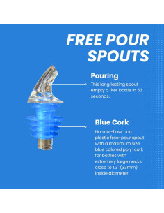 Válvula de vertido libre Posi-Pour para botellas anchas - 6 unidades 2