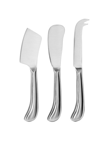 Juego de Cuchillos de Queso Oggi 7543 Acero Inoxidable 3 Piezas
