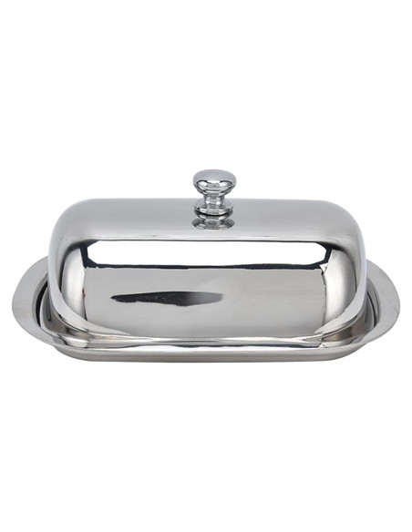 Caja de Mantequilla Acero Inoxidable Tomotato 16x12x5cm