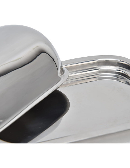 Caja de Mantequilla Acero Inoxidable Tomotato 16x12x5cm